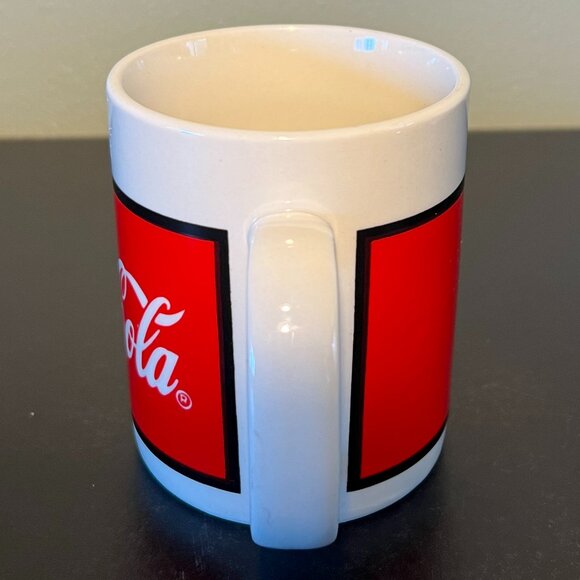 Vintage Coca-Cola Logo Ceramic Coffee Mug 1997 Gibson Houseware ~ Advertising - Picture 5 of 8